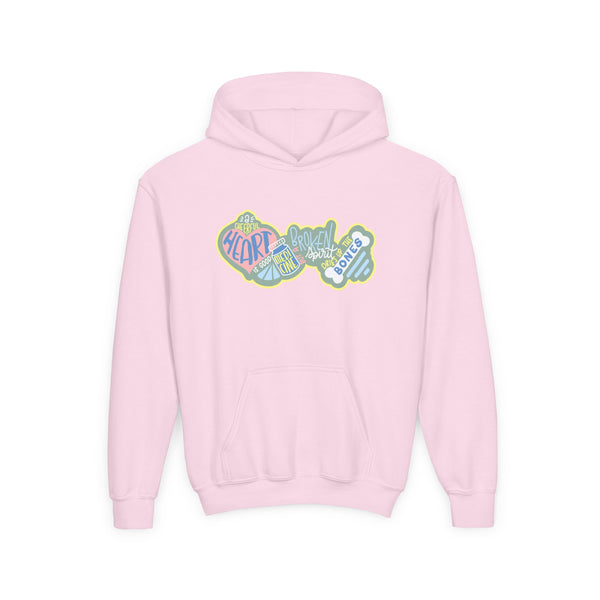 A Cheerful Heart Kids Hoodie