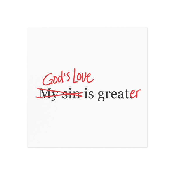 God's Great Love Magnet