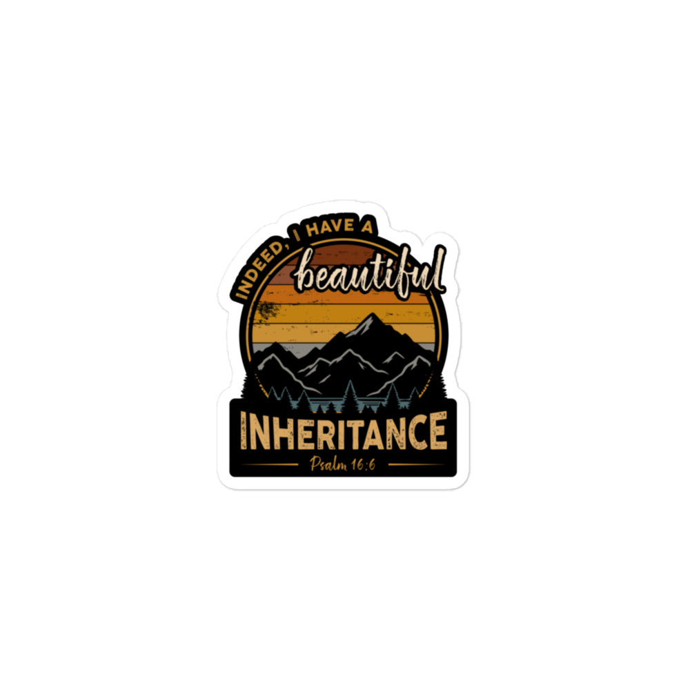 A Beautiful Inheritance Sticker – Reformed Perspective Store