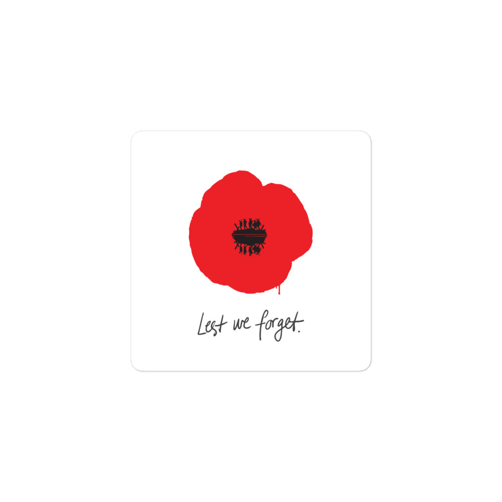 Lest We Forget Sticker – Reformed Perspective Store
